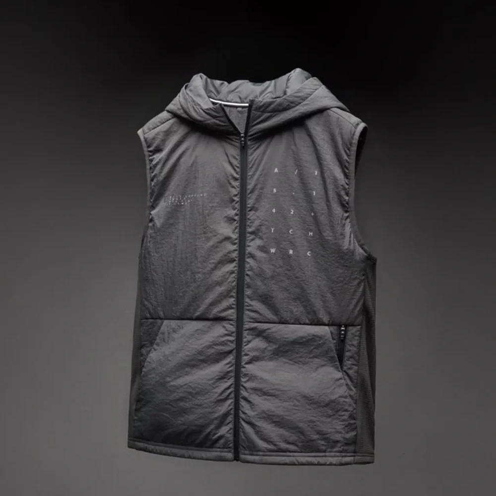 Zara kids Charcoal Hooded Vest